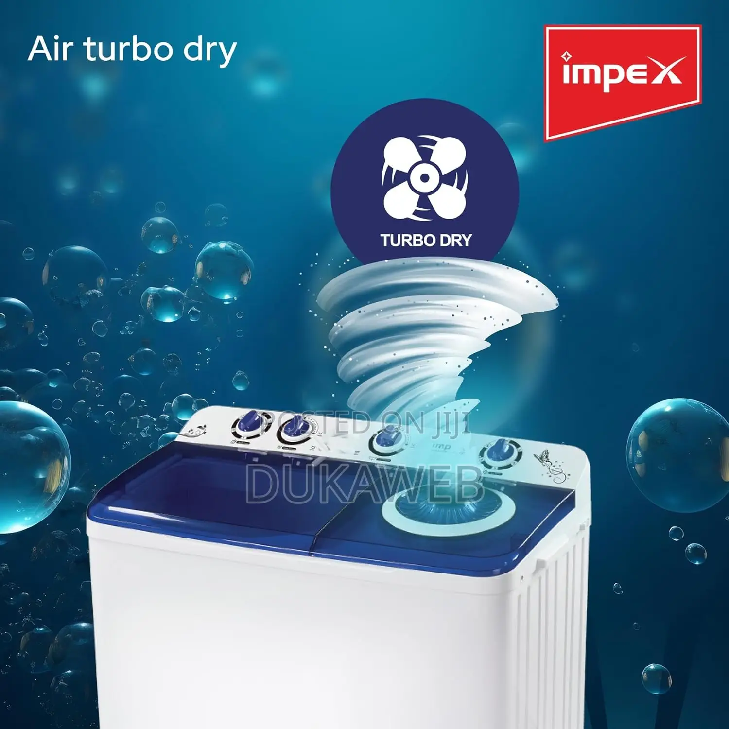 Impex Wm 4202 10kg Semi-Automatic Washing Machine – Brand New
