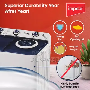 Impex Wm 4205 12kg Semi-Automatic Washing Machine – Brand New