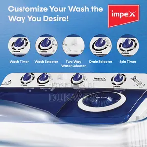 Impex Wm 4205 12kg Semi-Automatic Washing Machine – Brand New