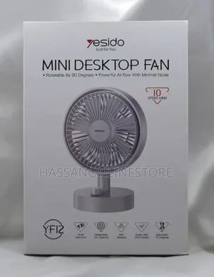 Yesido Yf12 7 Blades Mini Desktop Fan