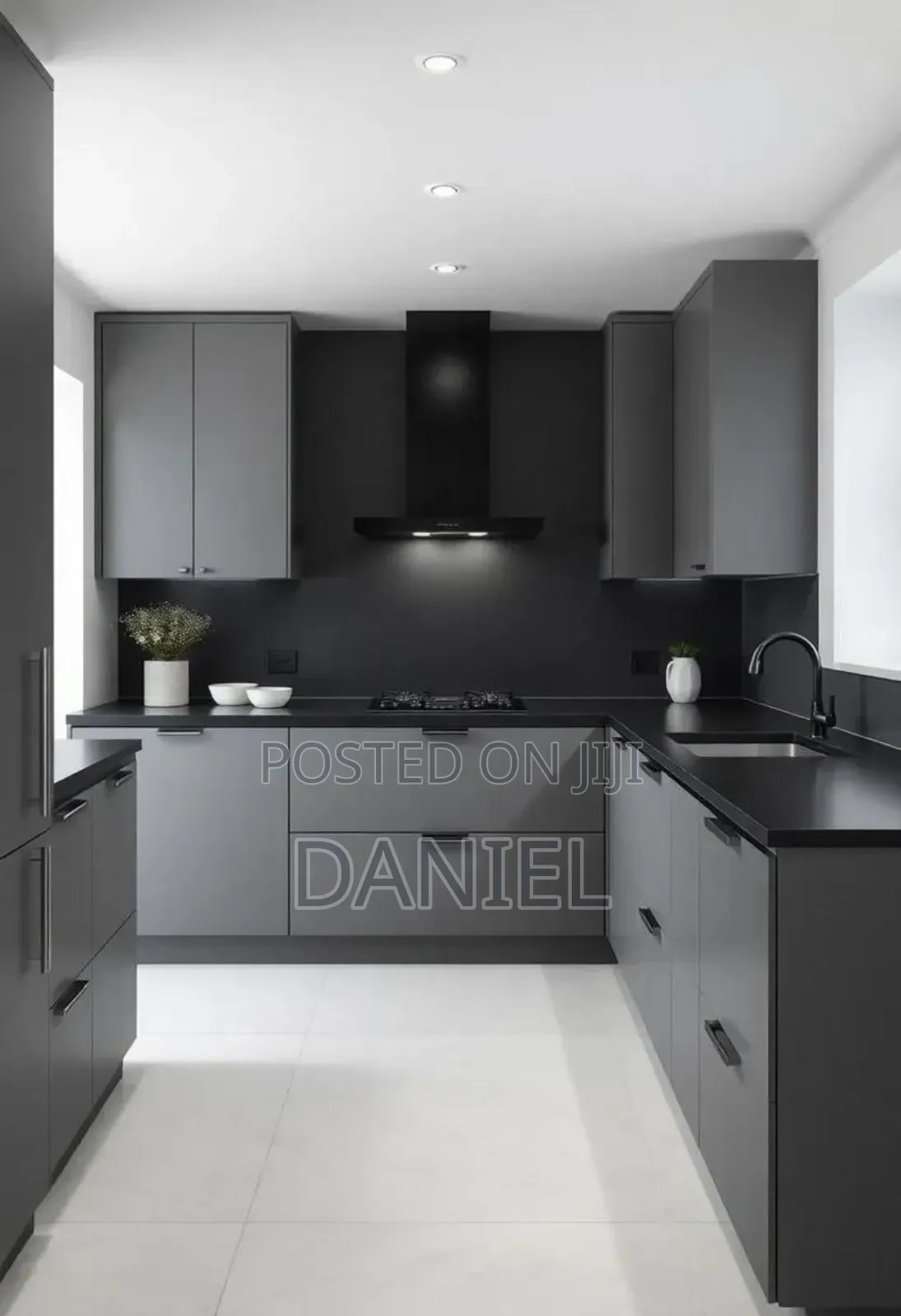 Kitchen Cabinets Installation Gray Color