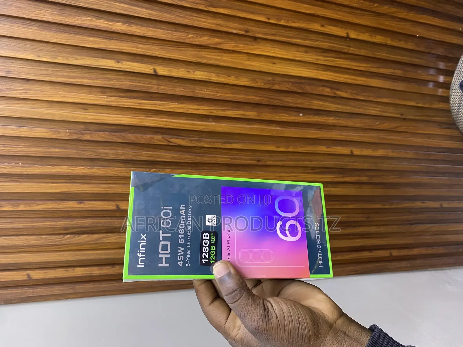 New Infinix Hot 60i 128 GB Black