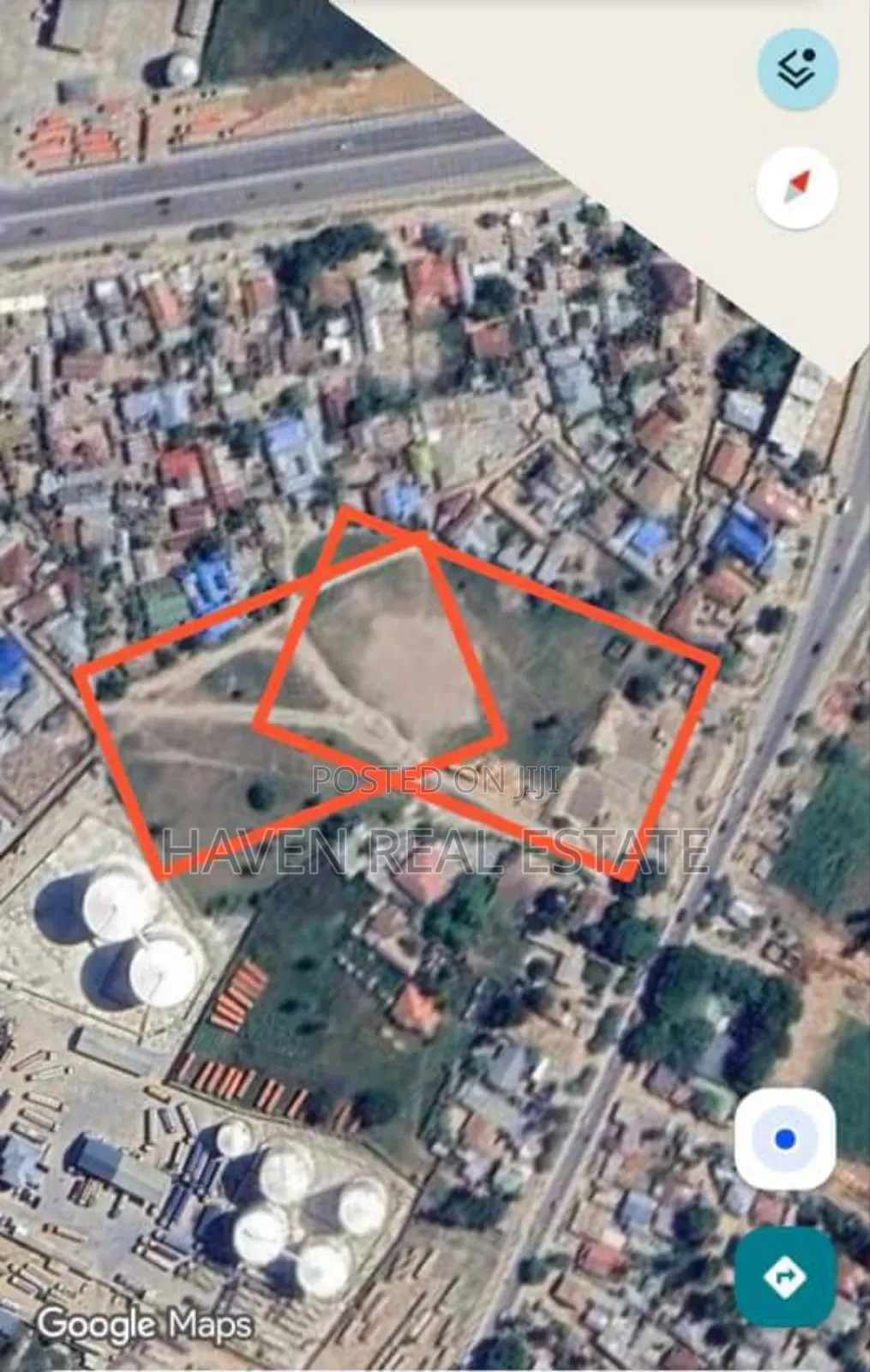 3.8 Acres Industrial Plot for Sale Kigamboni, Kibada