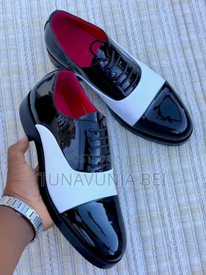 J.M Weston Black and White Shoes
