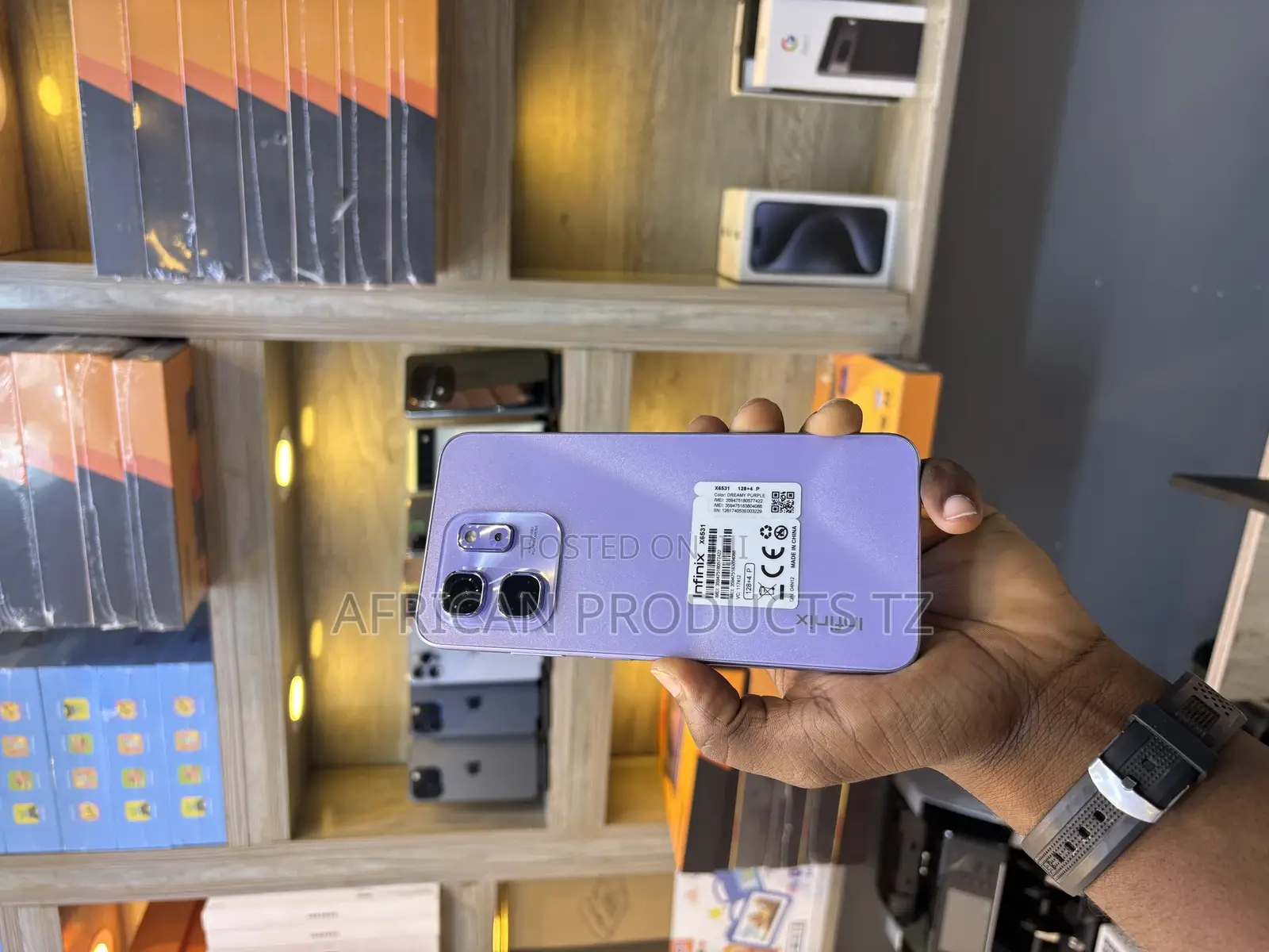Infinix Hot 50i 128 GB Purple