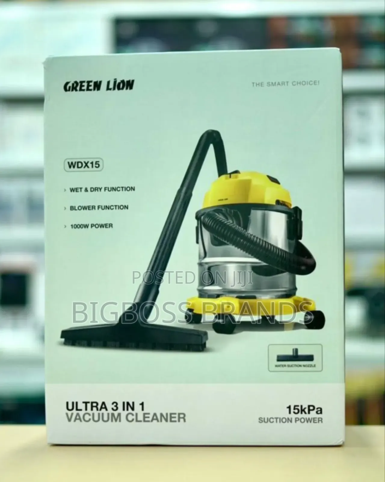 Green Lion Vacuum Cleaner •Wet Dry Surface •Blower Function