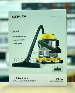 Green Lion Vacuum Cleaner •Wet Dry Surface •Blower Function