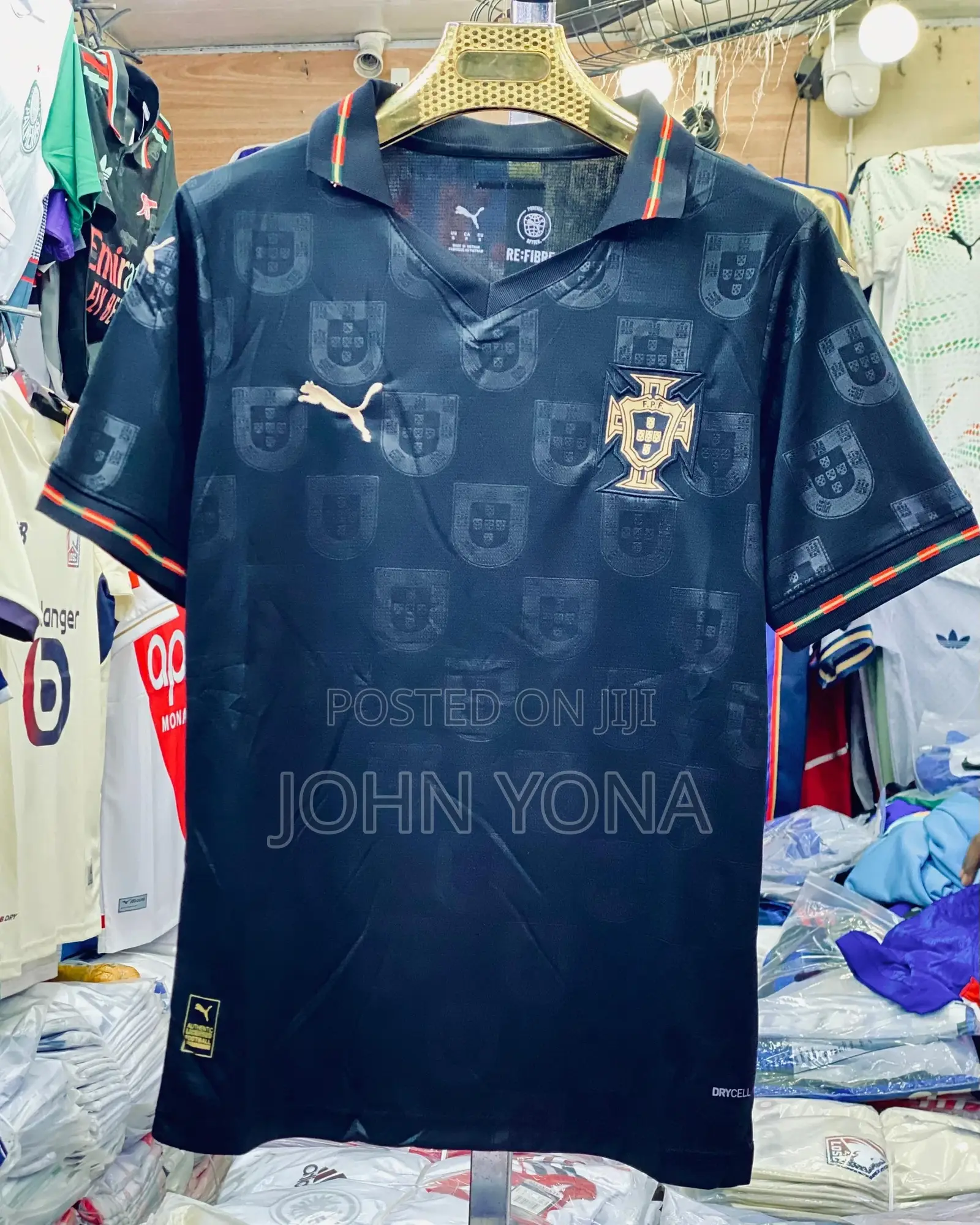 Portugal Jersey Black