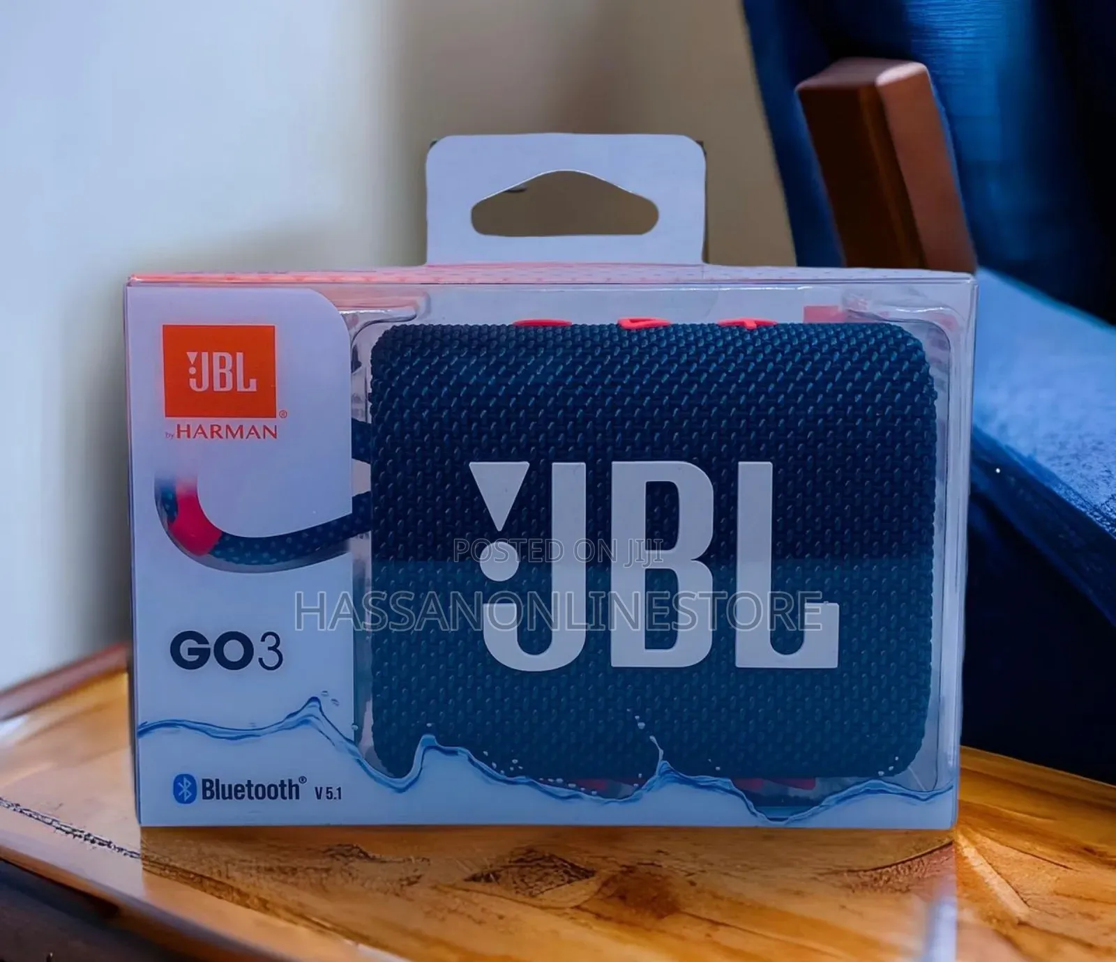 JBL Go 3 Portable Waterproof Bluetooth Speaker