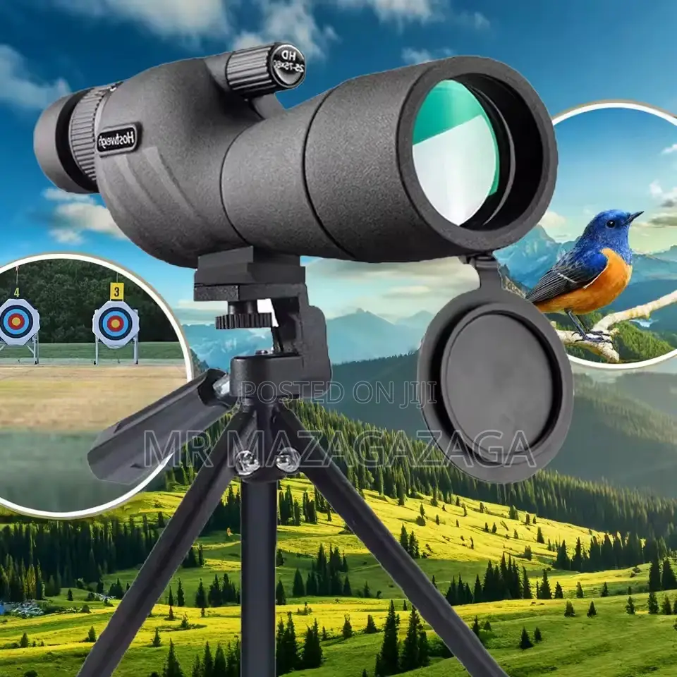 25–75×60 Dual Focusing Spotting Scope With Stand