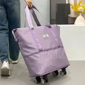 Waterproof Expendable Traveling Duffel Bag With Wheels