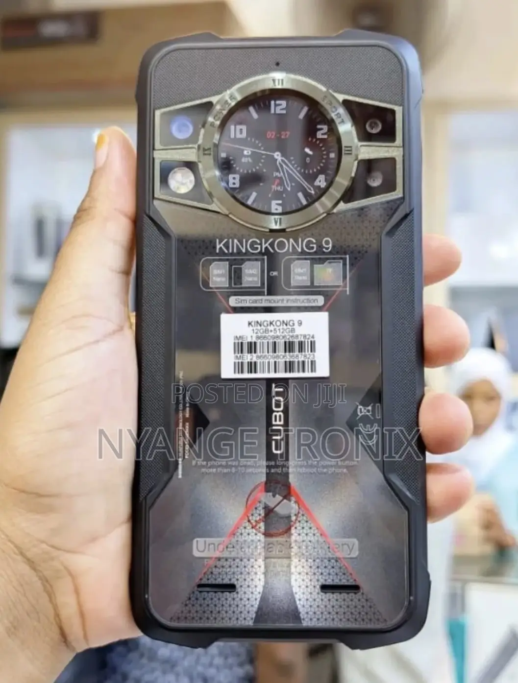 New Cubot KingKong 9 256 GB Black