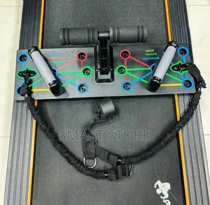Push-Up Board With Sit Up Bar Resistance Band