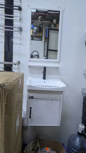 Small Hand Wash Basin With Cabinet One Door
