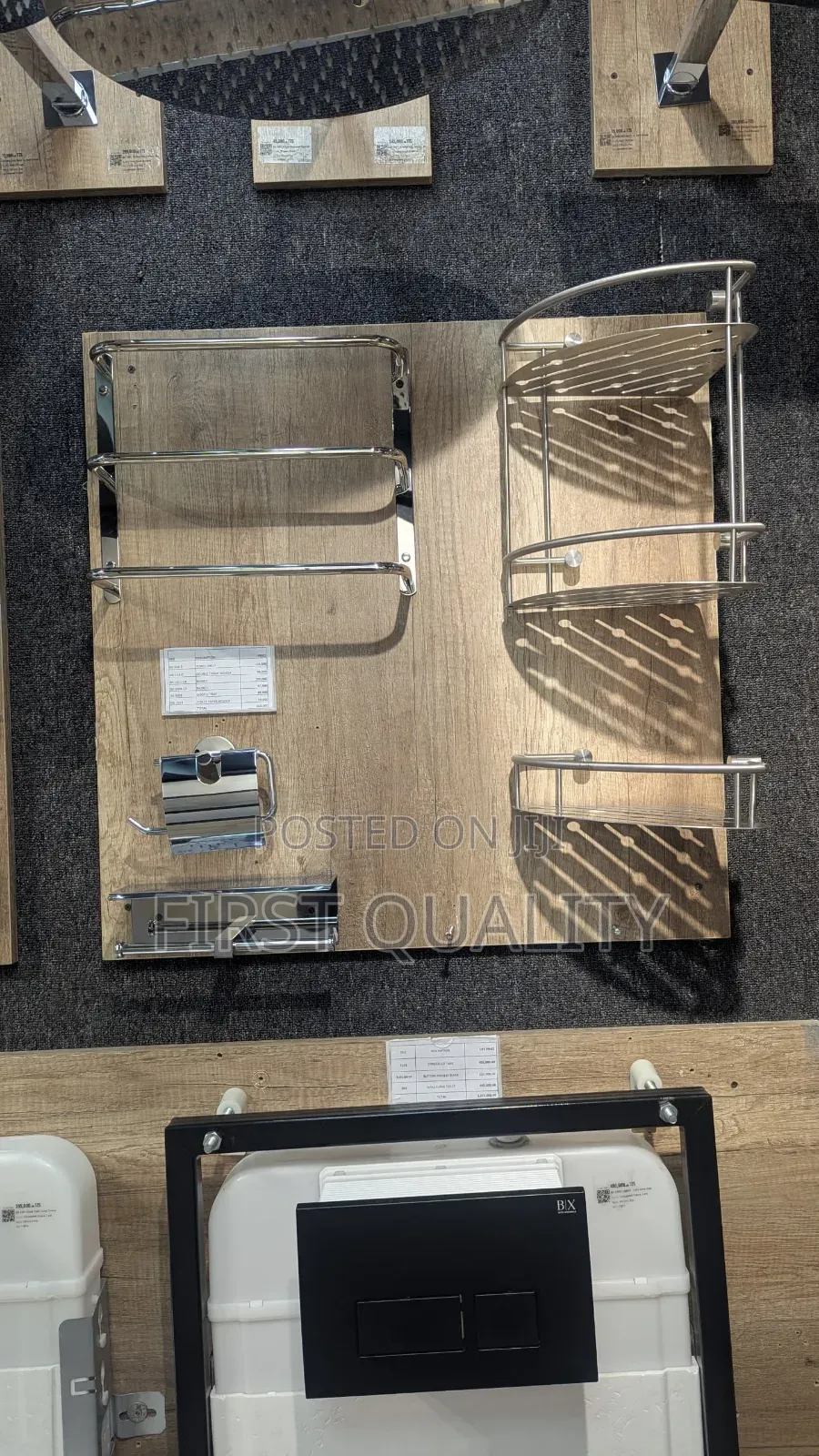 Hangers and Toothbrush Holder