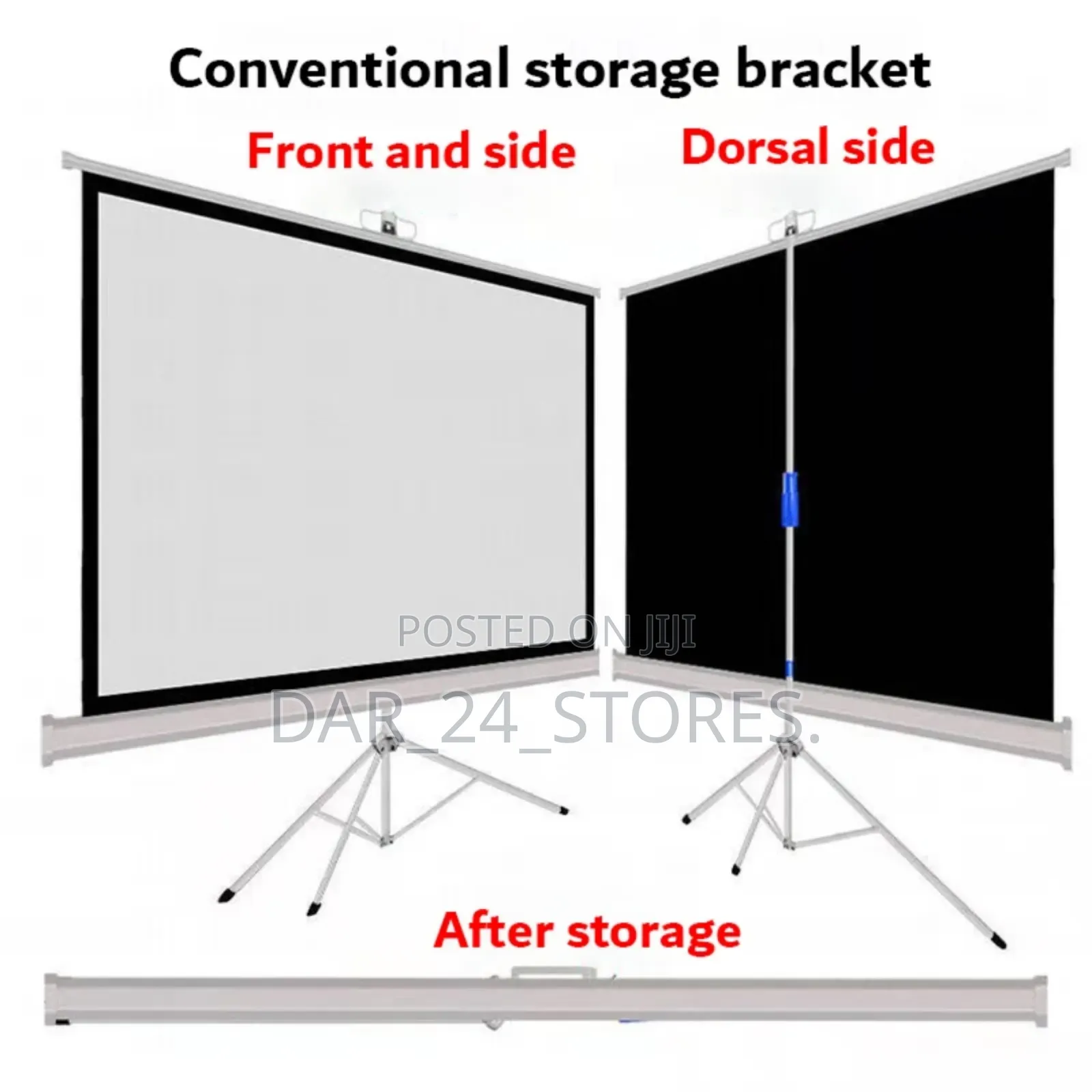 Projector Screen(200cmx200cm) With Tripod