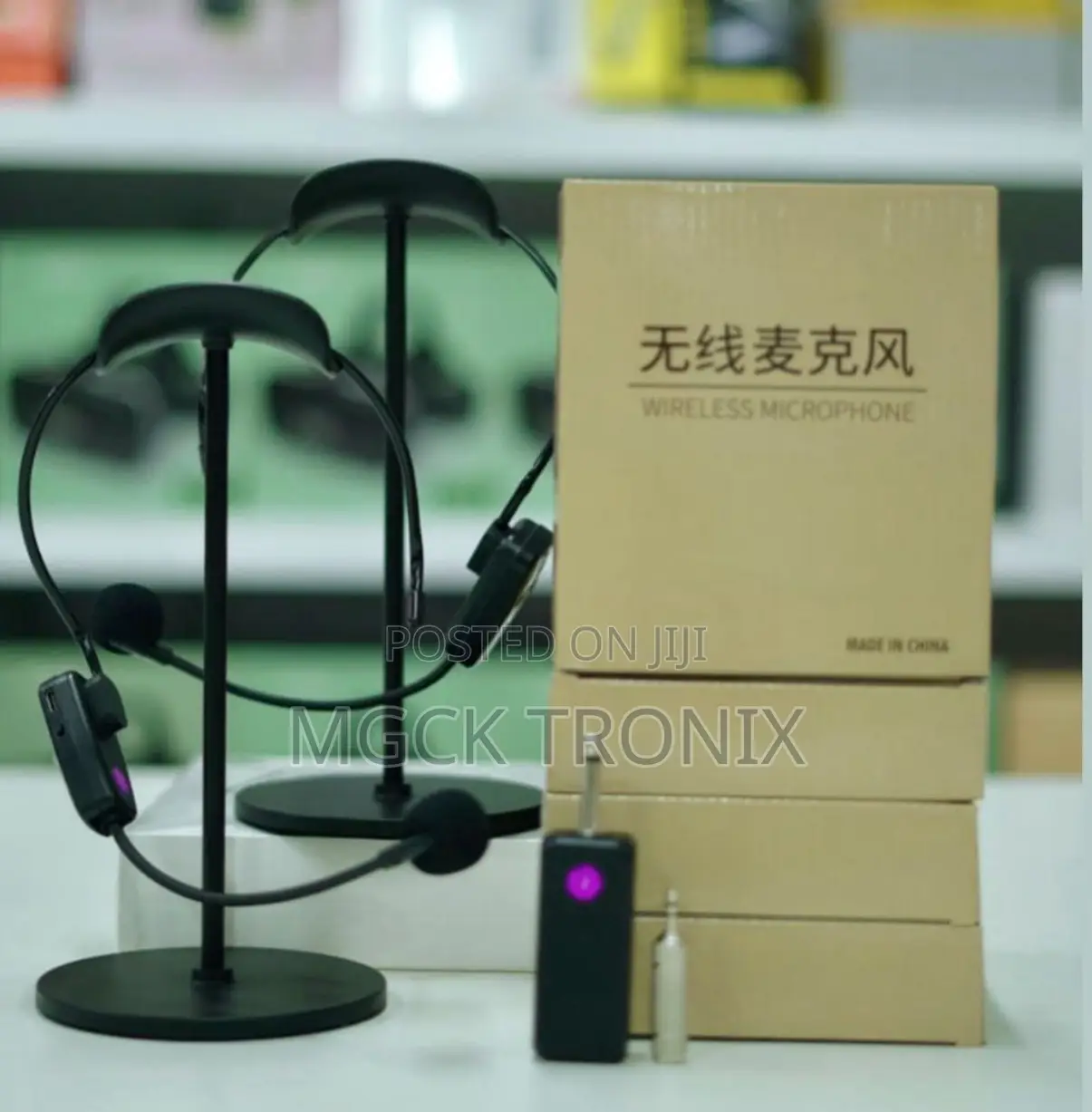 Wireless Microphone Double Mic With Display