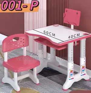 Height Adjustable Kids' Desk With Chair