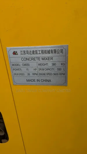 Diesel Concrete Mixer 550l