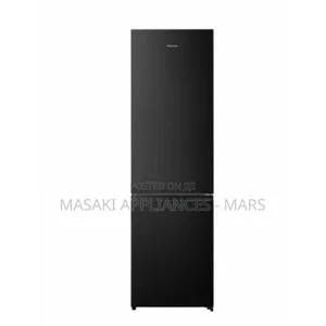 New! Hisense 221litres Double Door Fridge|Frost|Black|Rb1n226sebn