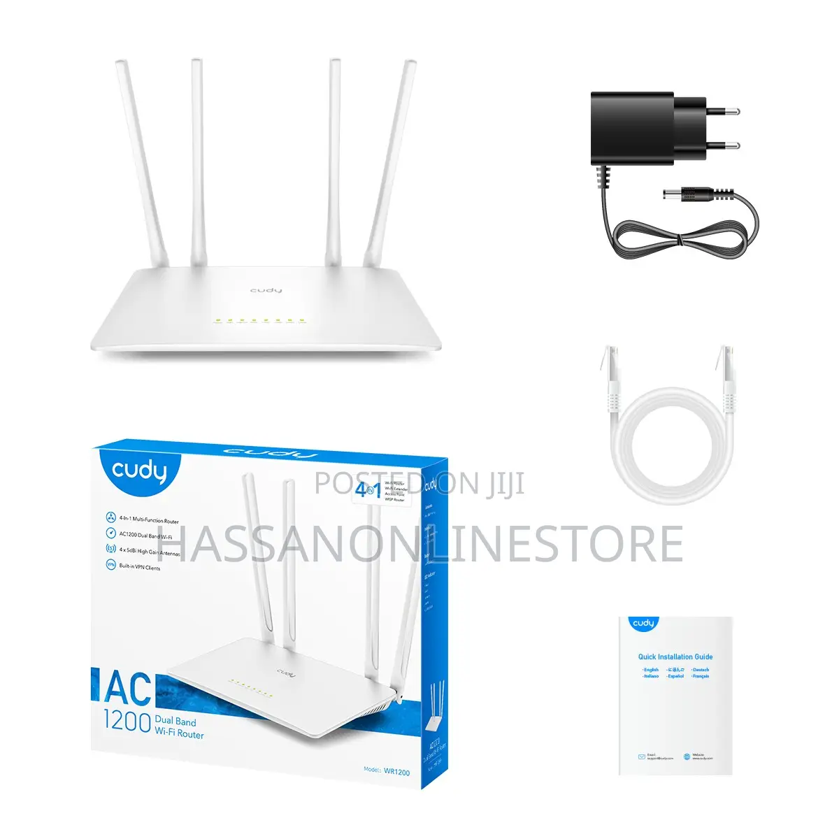 Cudy Wr1200 Ac1200 Wi-Fi Router