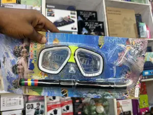 Kids Diving Goggle Mask Breathing Tube Shockproof Anti-Fog Durable