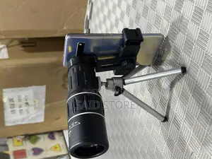 16x52 Hd Monocular Smartphone Telescope - With Tripod Phone Holder