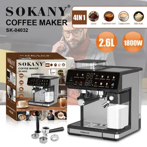 Sokany 4-in-1 Automatic Espresso Maker Sk-04032 Coffee Machine