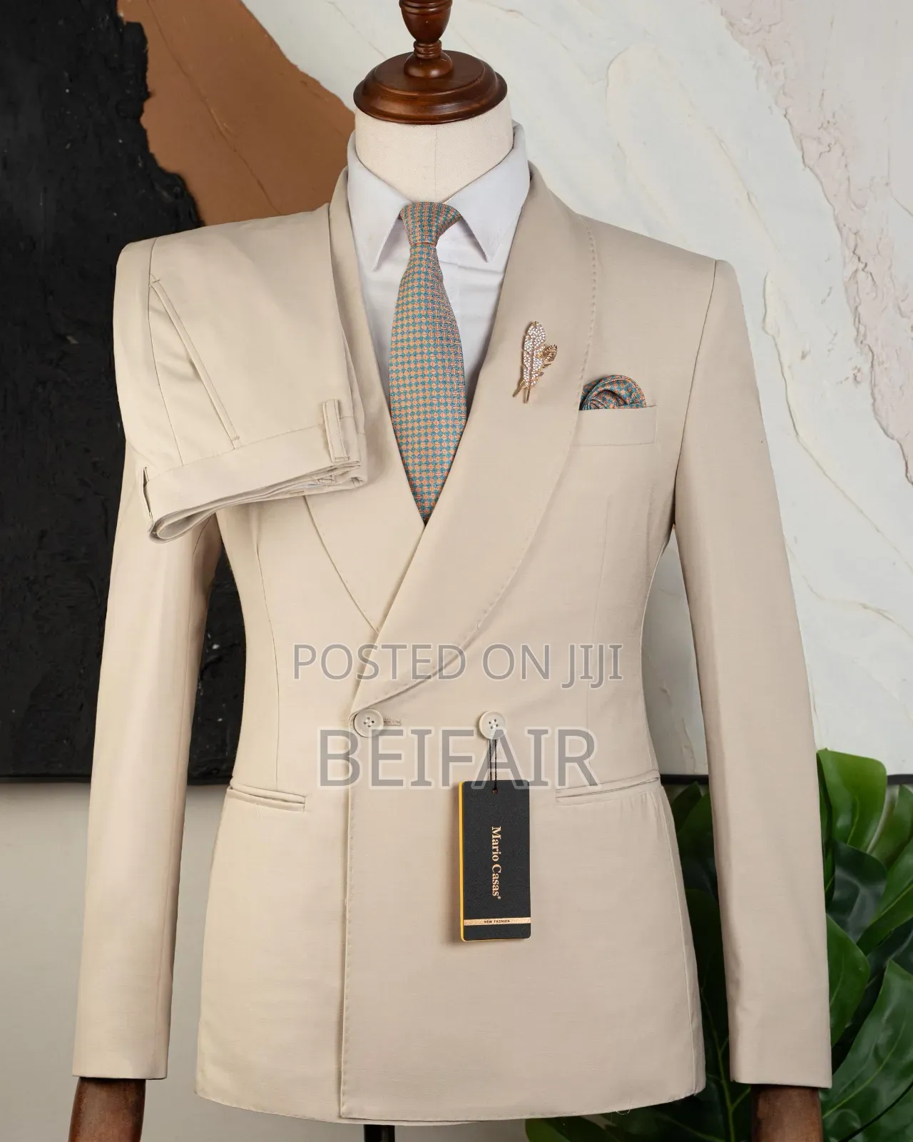 Beige Suit