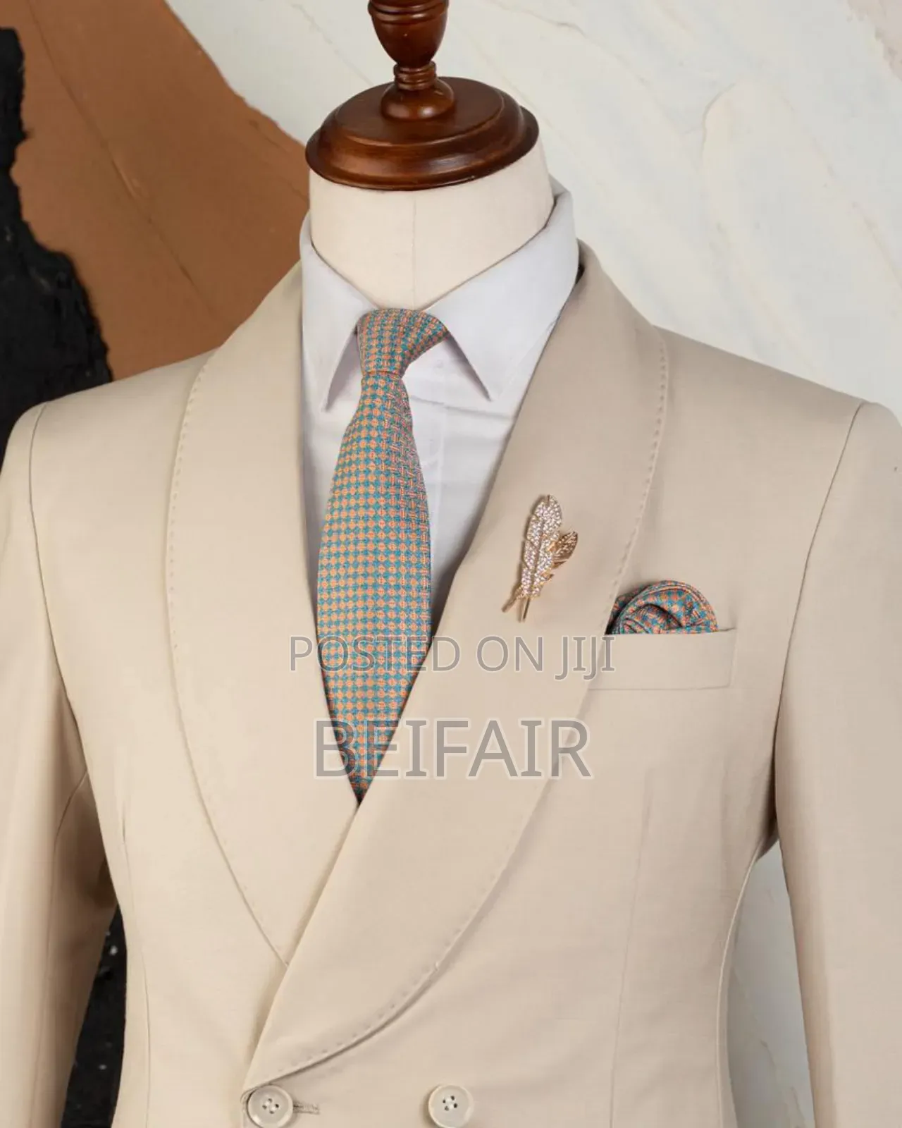 Beige Suit