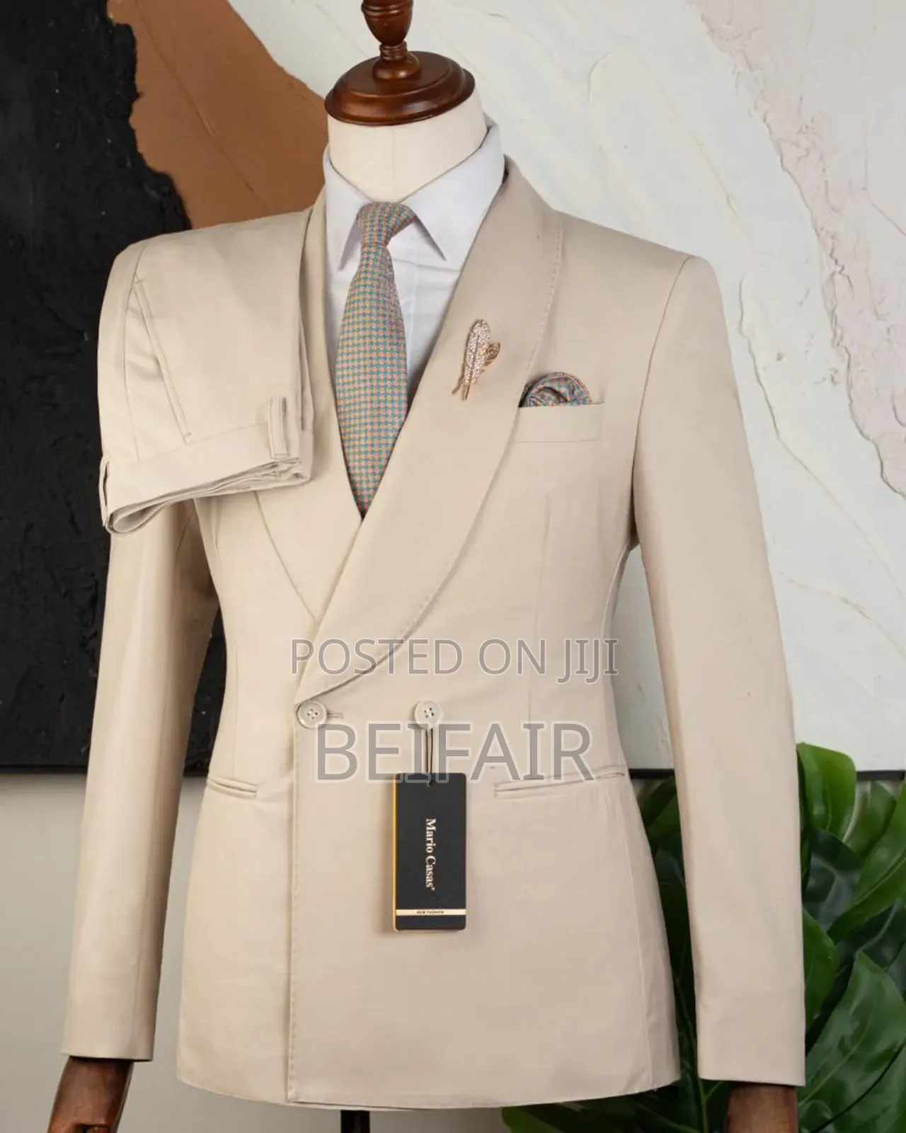 Beige Suit