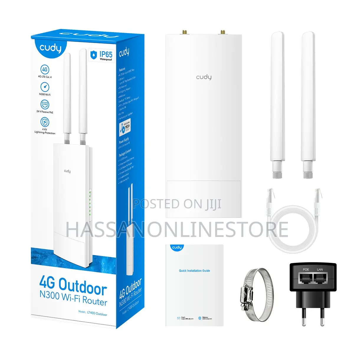 Cudy Lt400 Indoor/Outdoor 4g N300 Wi-Fi Router