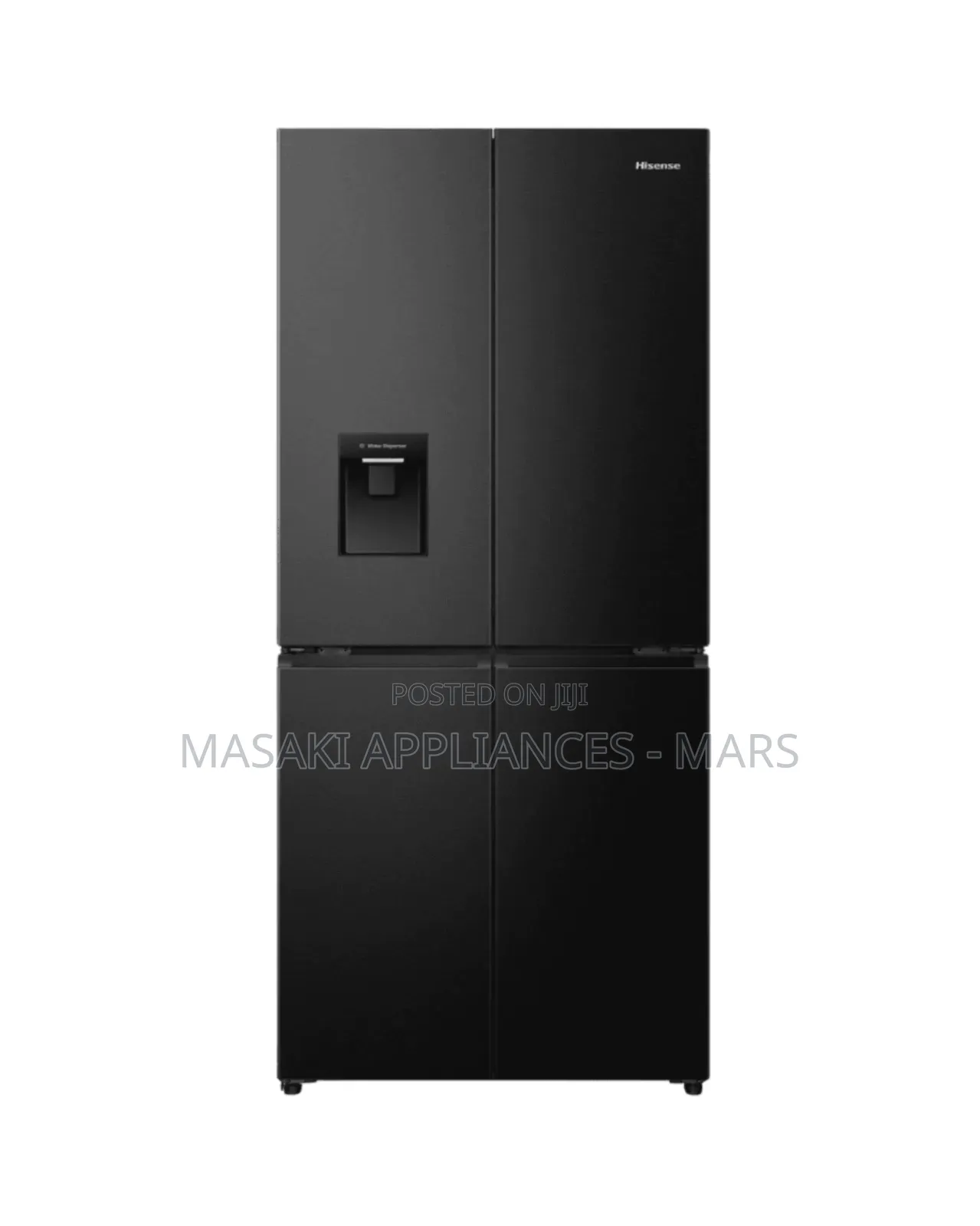 New! Hisense 529l Side by Side Refrigerator (Model No: Rs5p558nmsg)