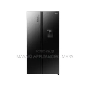New! Hisense 529l Side by Side Refrigerator (Model No: Rs5p558nmsg)