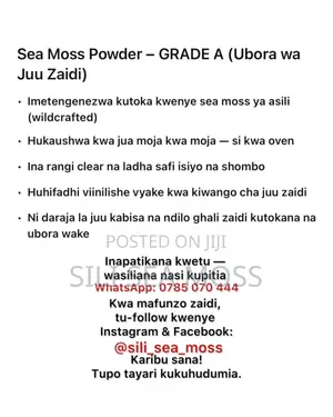 Sea Moss Powder Grad A