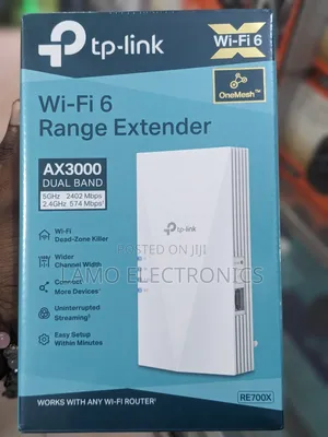 Tp Link Re700x Ax3000 Mesh Dual Band Wi-Fi 6 Range Extender