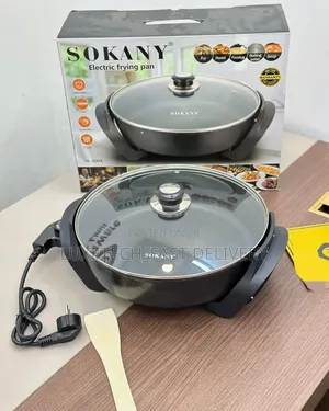 Sokany Electric Frying Pan (Sk-2004) Multi-Functional Round Pot