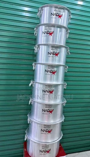 Nadstar Sufuria Kubwa 8pcs Kubwa Kg21, Ndogo 11kg