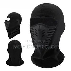 Warm Windproof Outdoor Riding Hat With Thickened Face Neck Protecti