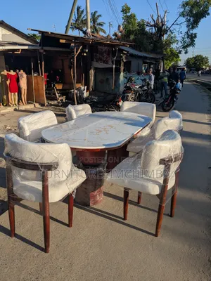 Hard Wood Dining Table With Six Chairs