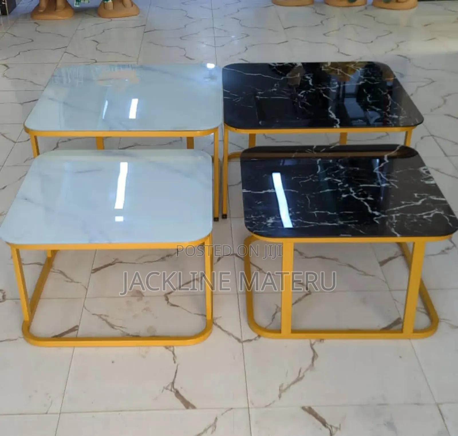 Coffee Table Kioo 2in1