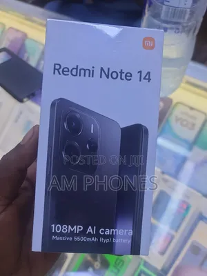 New Xiaomi Redmi Note 14 256 GB Black