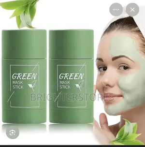 Green Tea Face Mask Clay Stick, Blackhead Remover With Green Extract