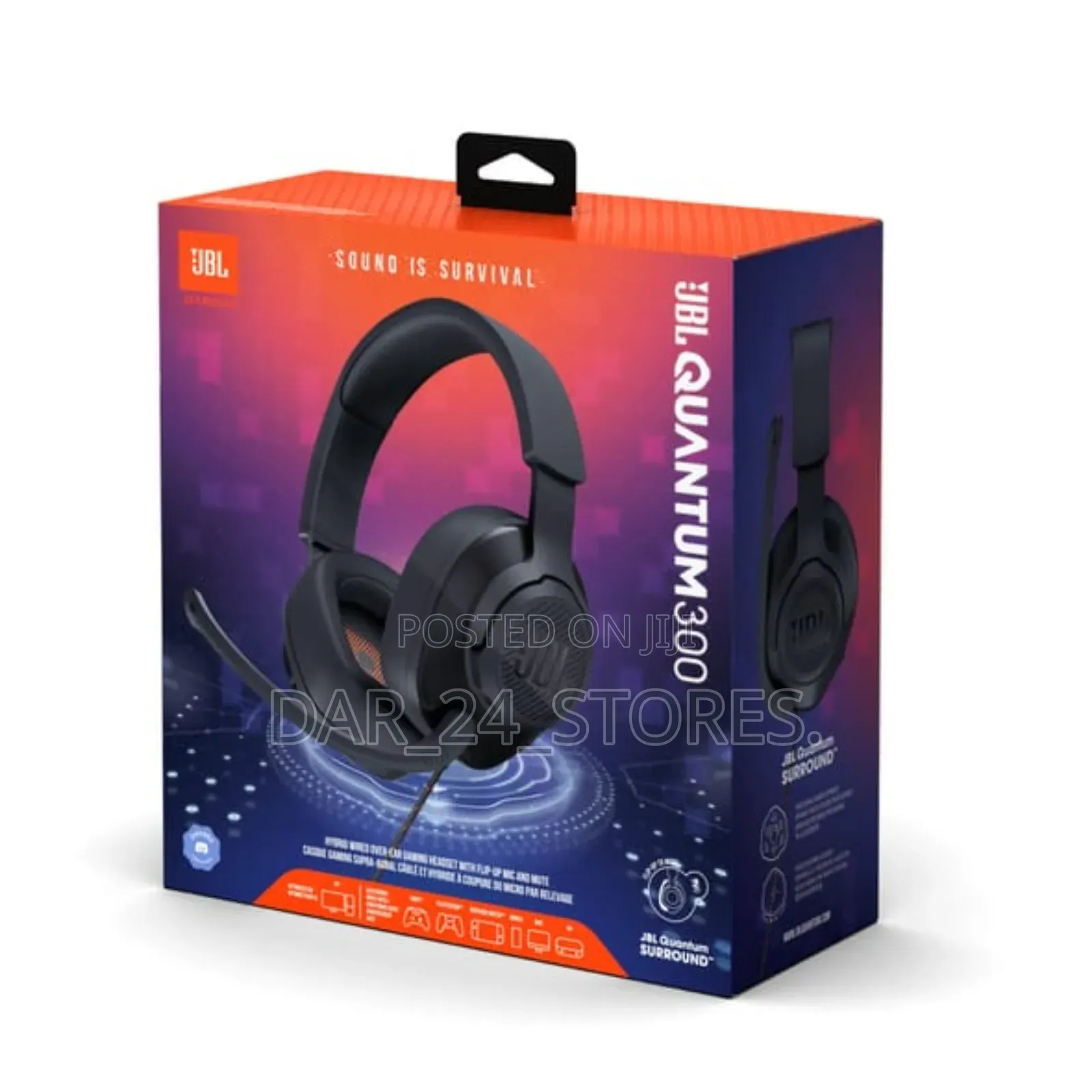 JBL Quantum 300 Gaming Headphones