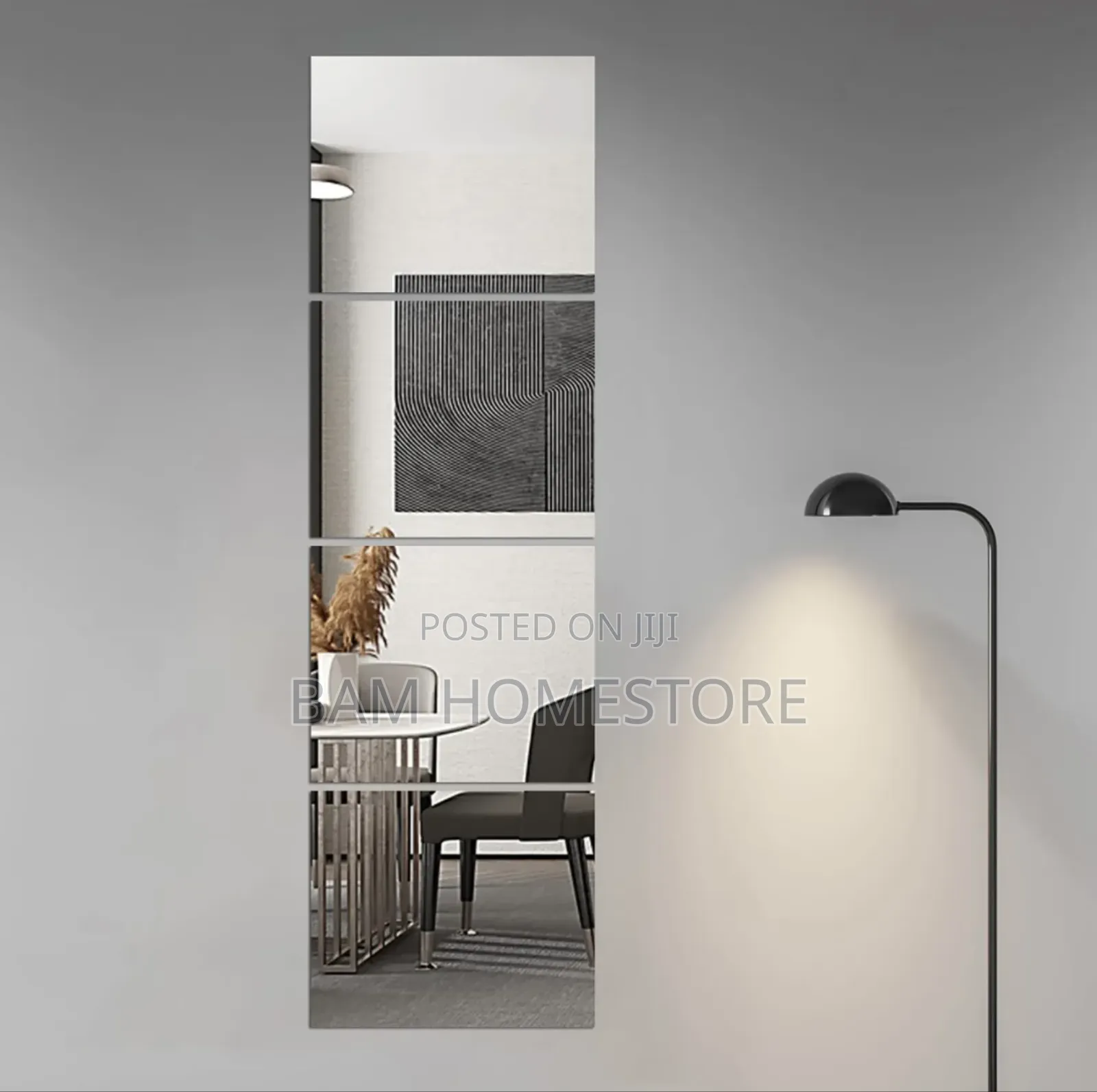 Modern Acrylic Wall Mirror Panel (40x120cm)