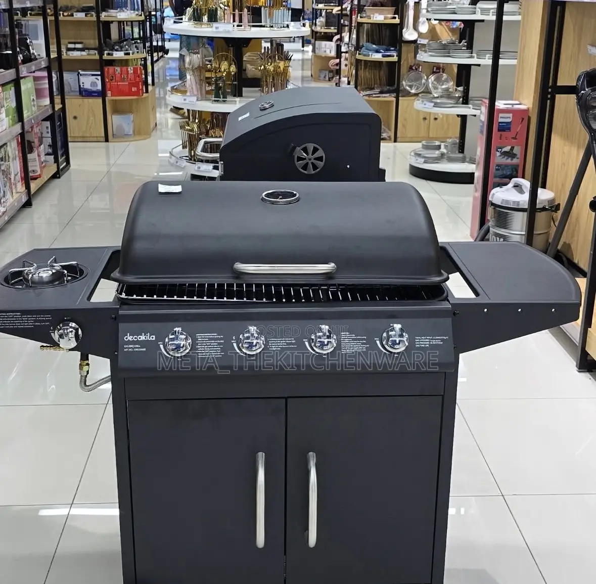 Decakila 4 Gas Burner Barbeque Grill