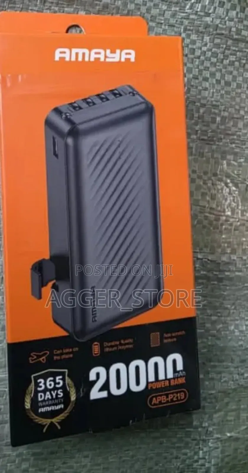 Amaya Apb-P219 Original Powerbank 20000mah