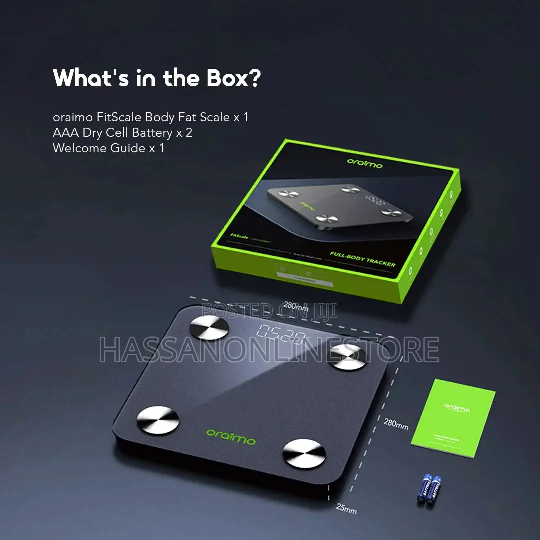 Oraimo Fitscale Smart Led Body Fat Scale
