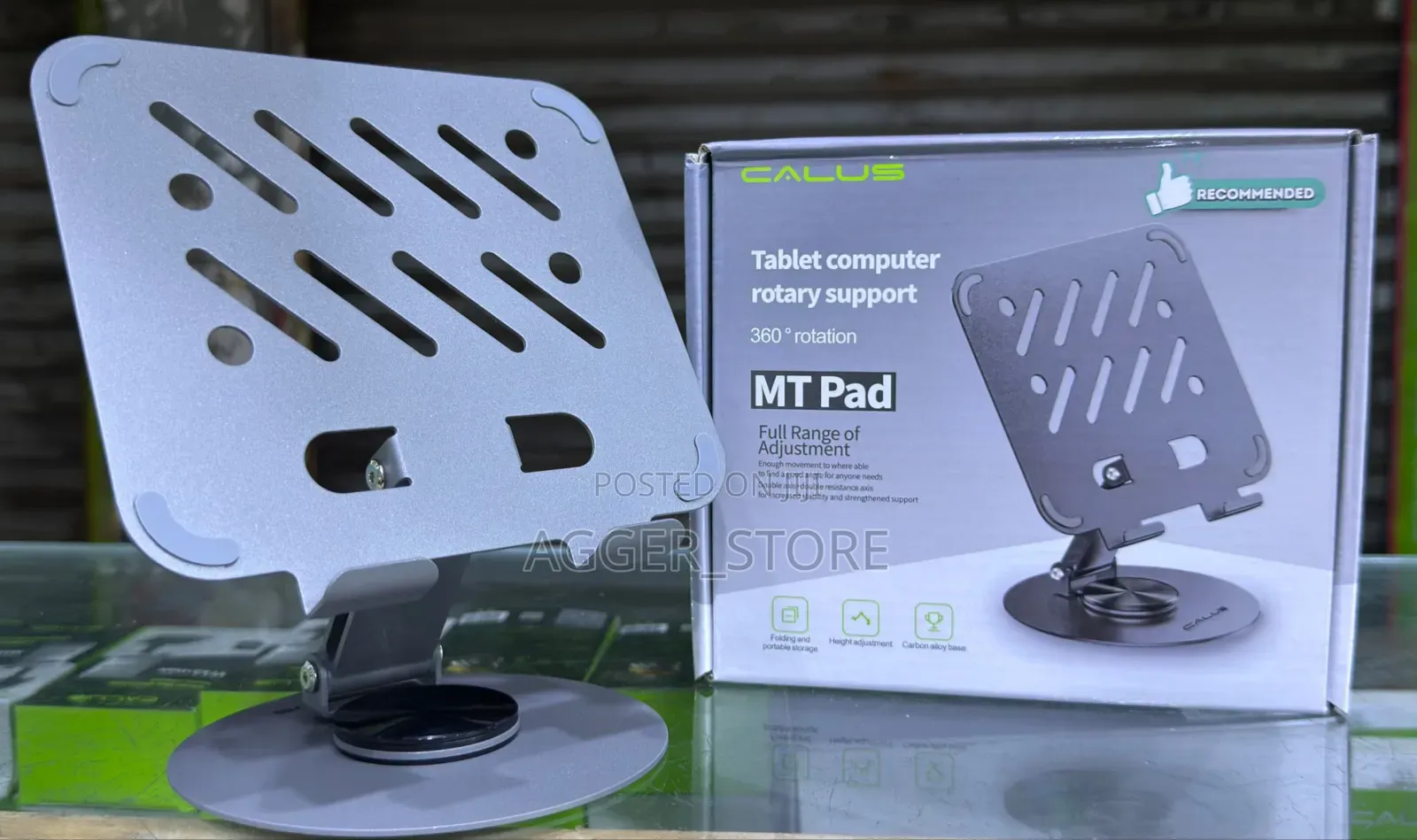 Calus Mt Pad Stand (For Laptop and Tablet)