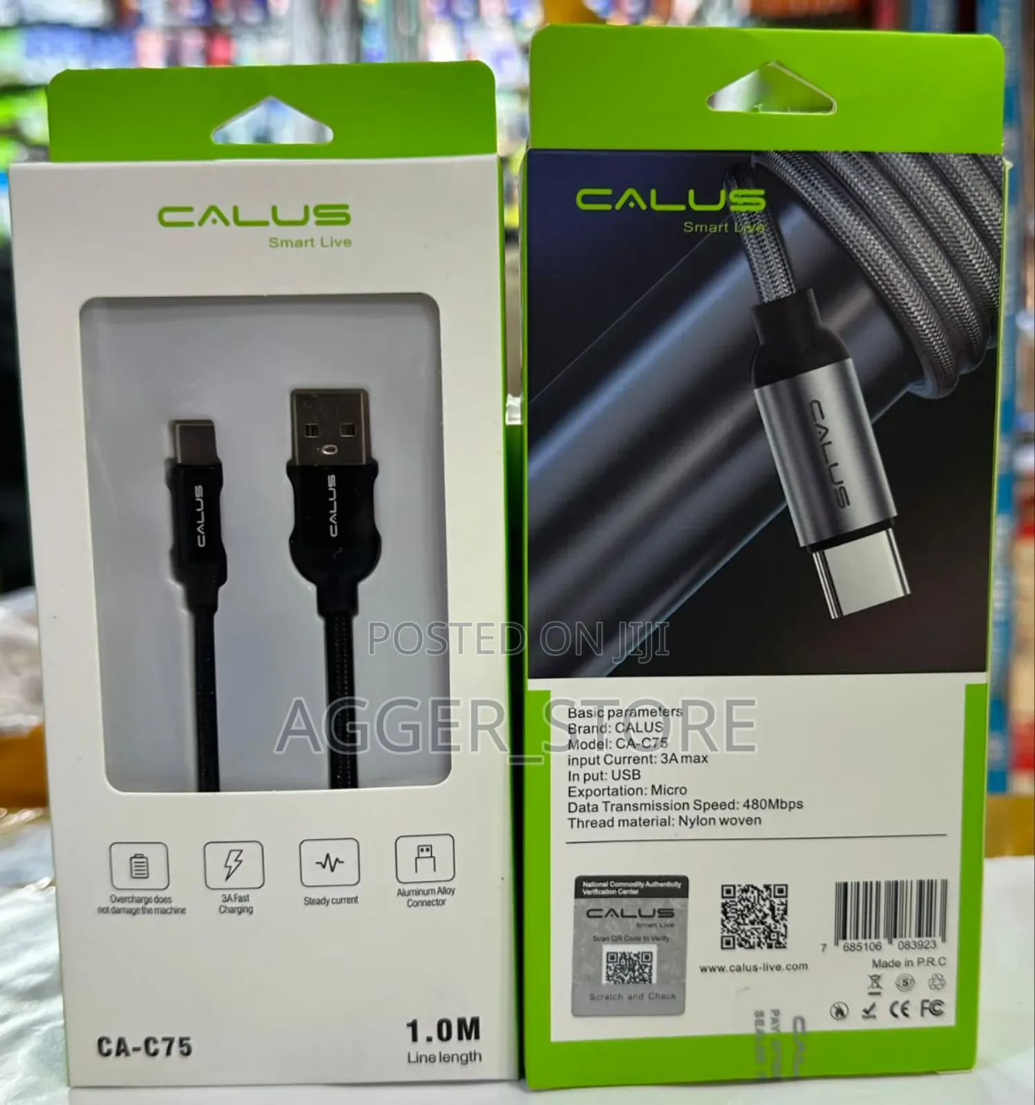 Calus Lightning and Type-C Usb